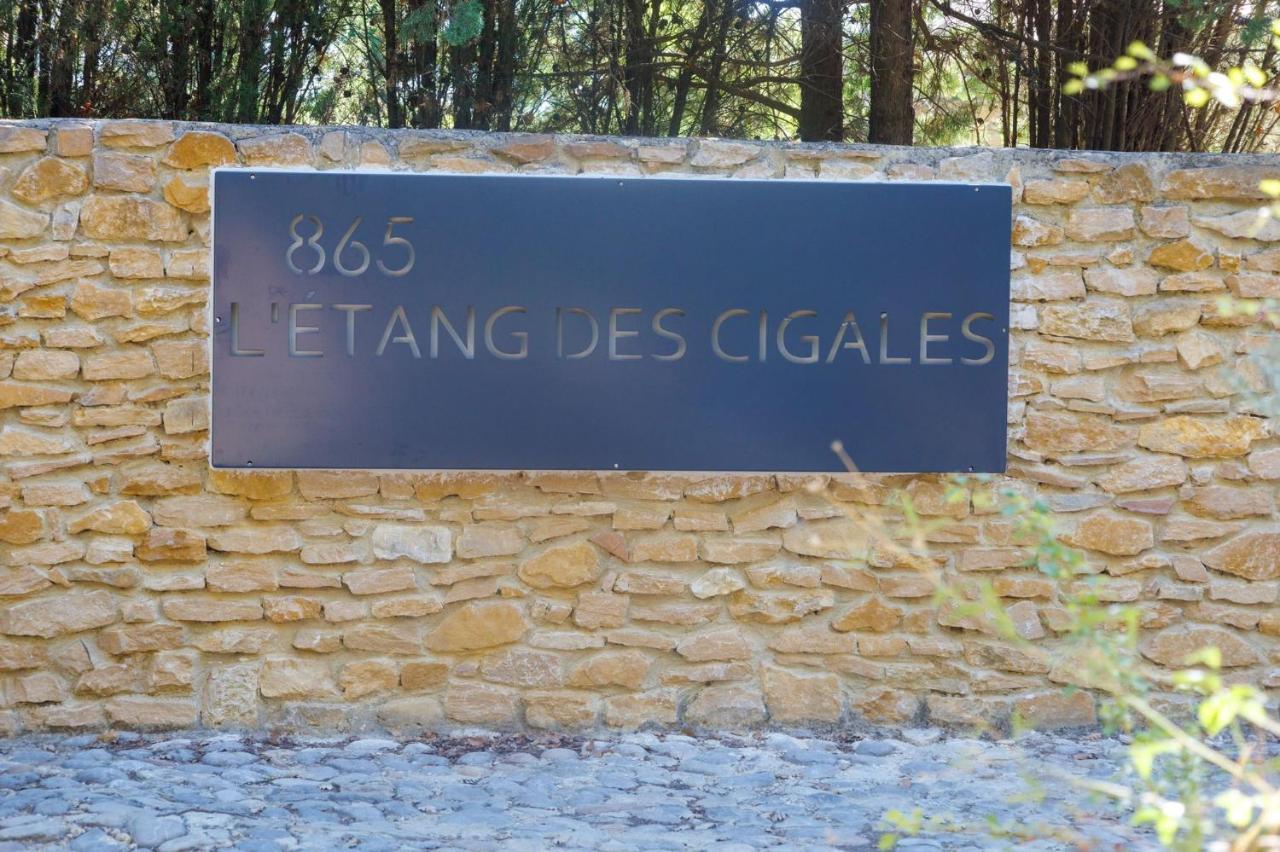 L'Etang Des Cigales Apartman Uchaux Kültér fotó