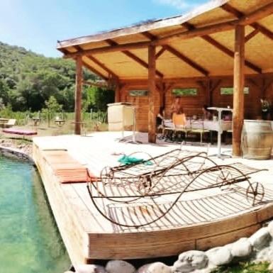 L'Etang Des Cigales Apartman Uchaux Kültér fotó